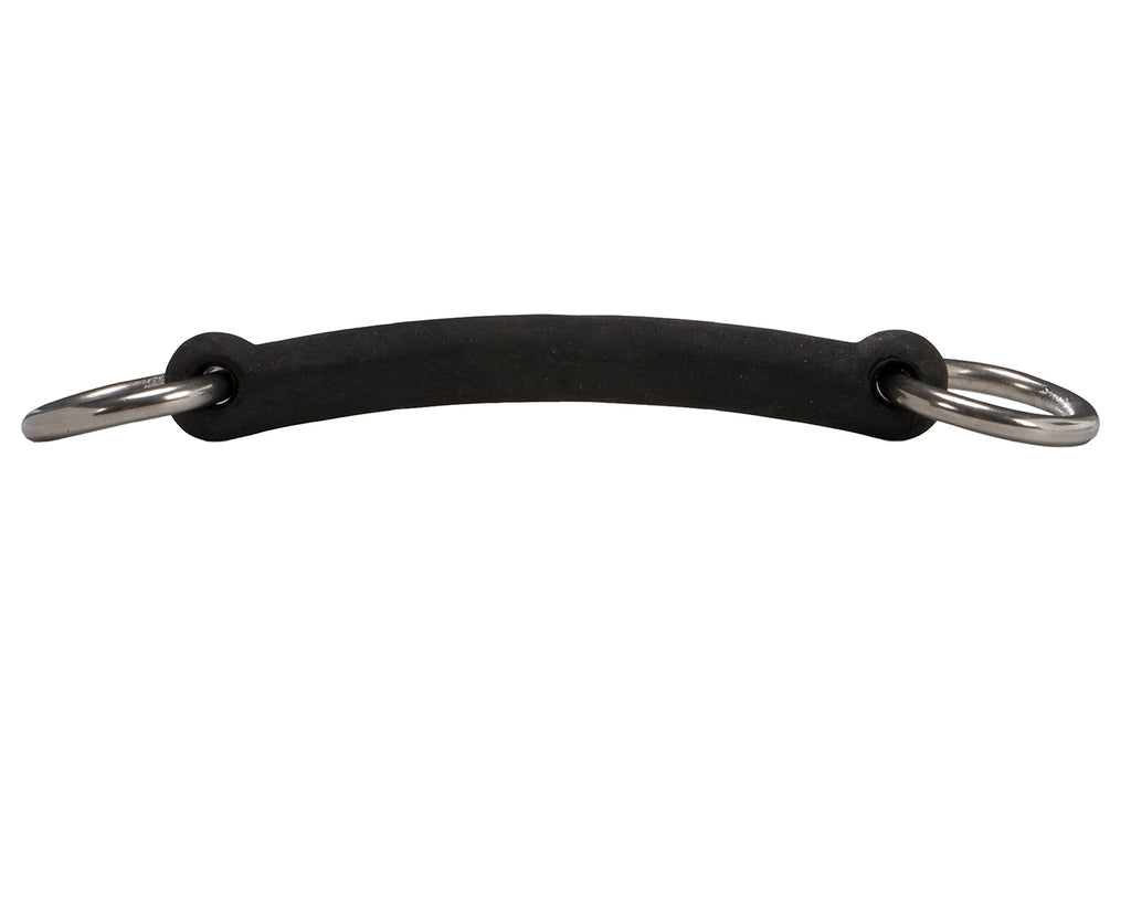 STC Small Ring Mullen Show Bit w/Full Rubber Covered Mouth