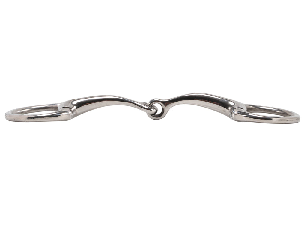 Curved Small Eggbutt Snaffle Bit