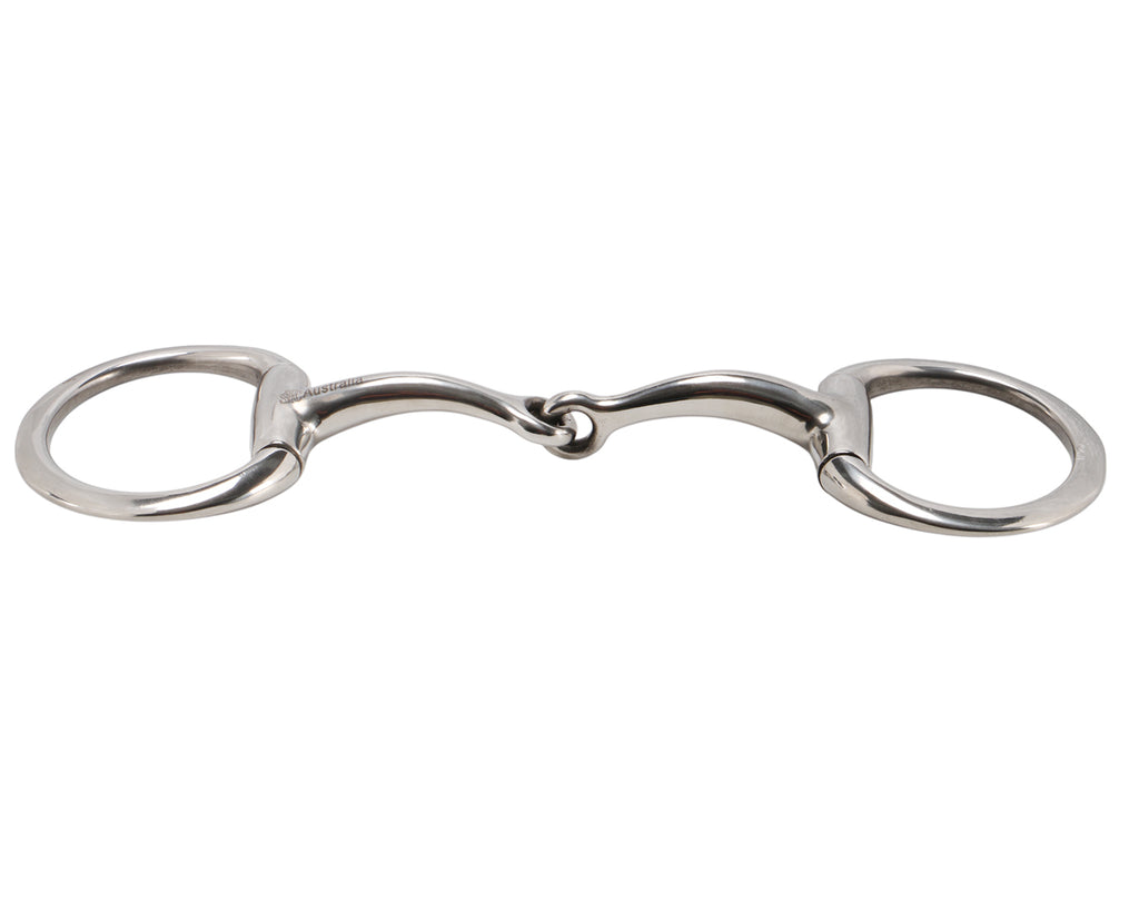 Curved Flat Ring Eggbutt Bit