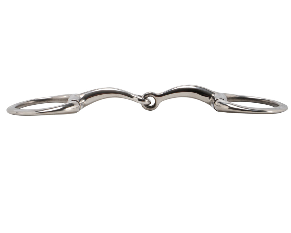 Curved Flat Ring Eggbutt Bit