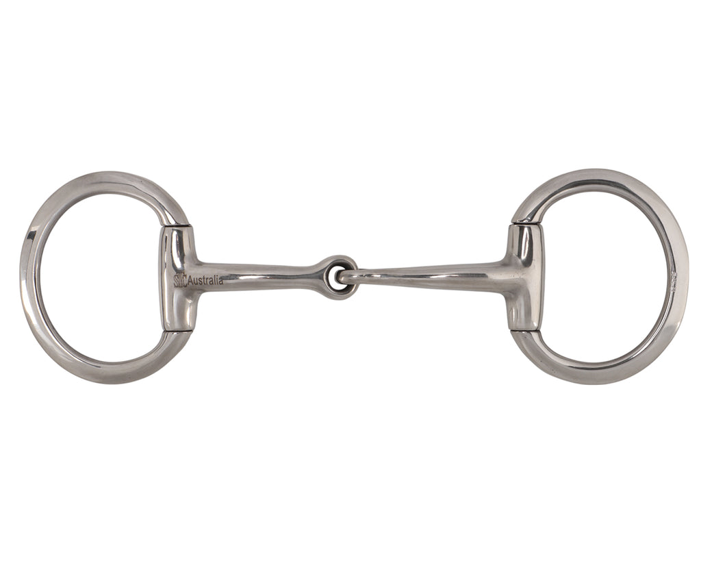 Curved Flat Ring Eggbutt Bit