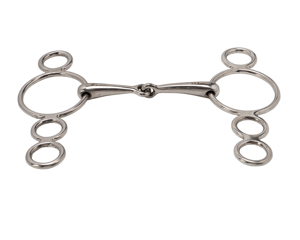 STC Dutch Gag Snaffle with Four Rings – Greg Grant Saddlery
