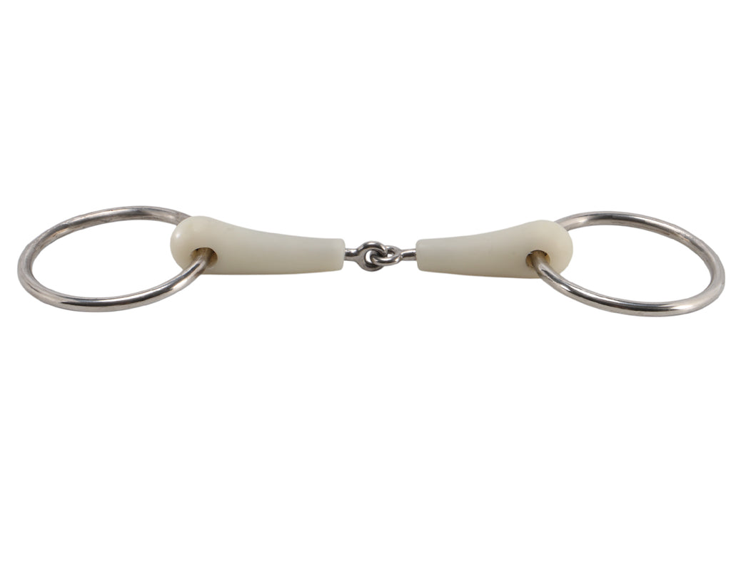 Happy Mouth Loose Ring Snaffle Bit with Jointed Mouth