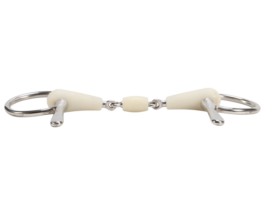 Happy Mouth Half Spoon Snaffle Bit w/Double Jointed Mouth