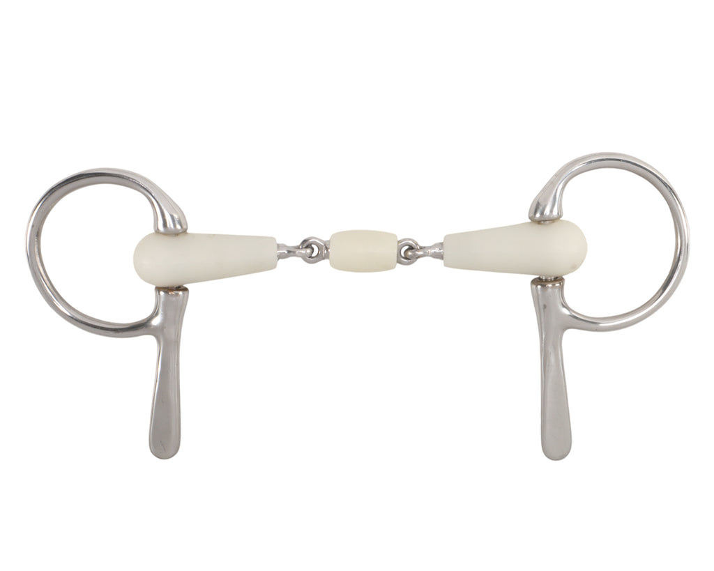 Happy Mouth Half Spoon Snaffle Bit w/Double Jointed Mouth