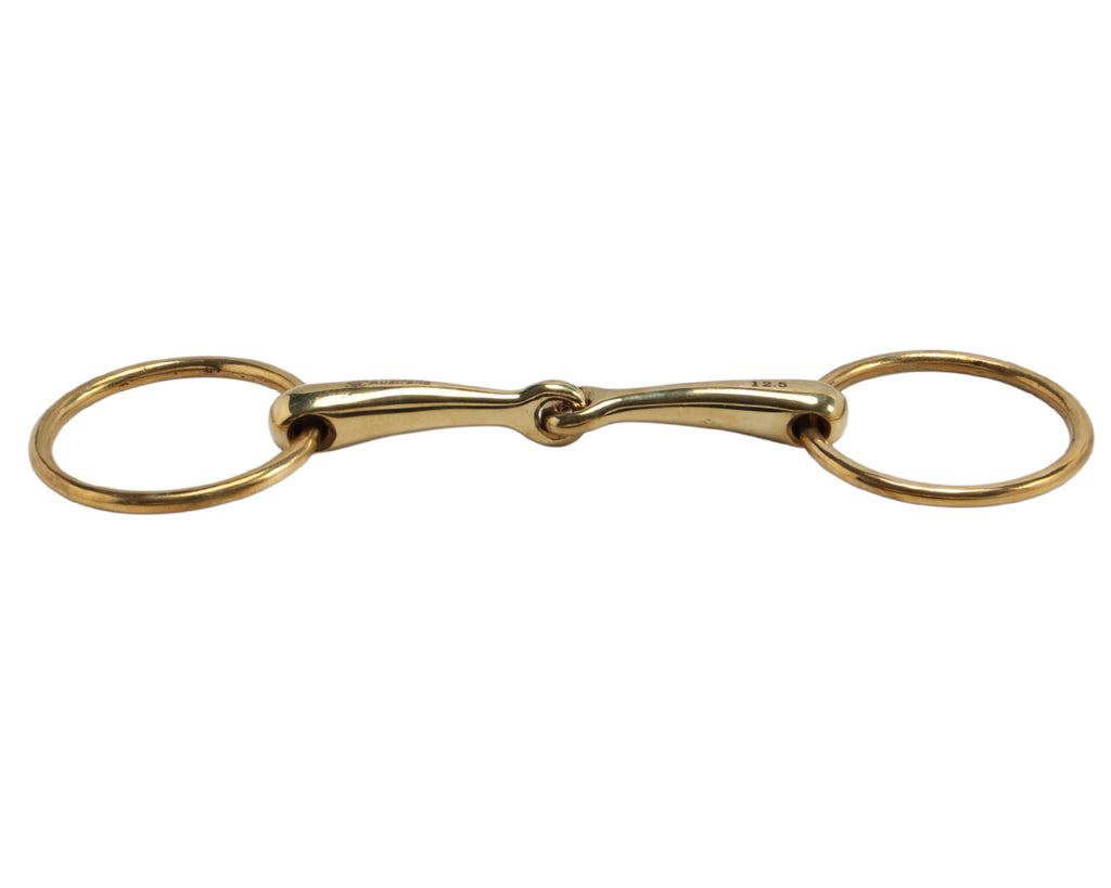 Gold Medal Loose Ring Bradoon Bit w/65mm Rings