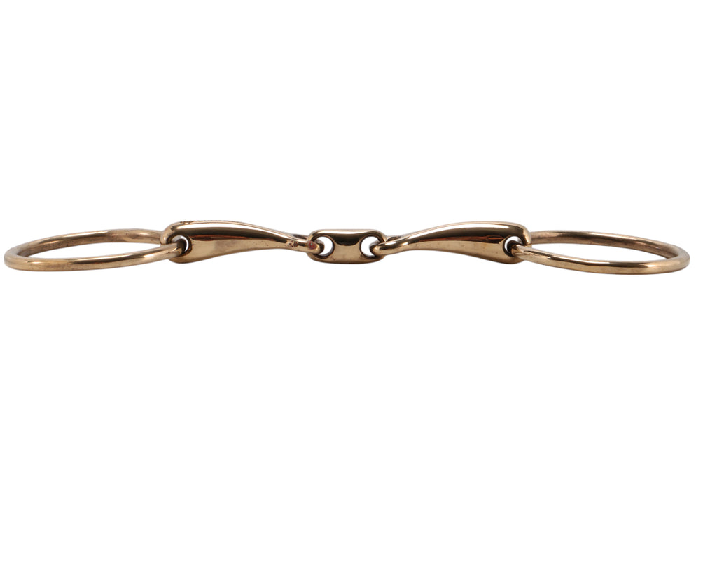 Gold Medal Loose Ring Training Snaffle Bit