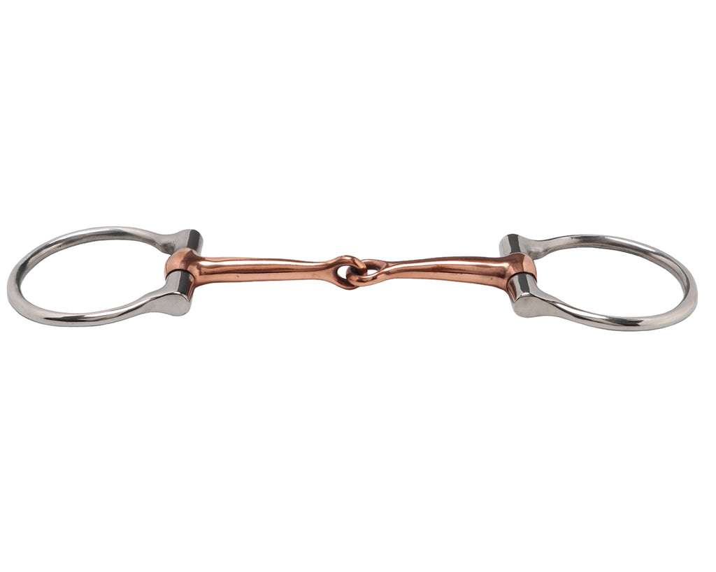 California Snaffle Bit w/Copper Mouth