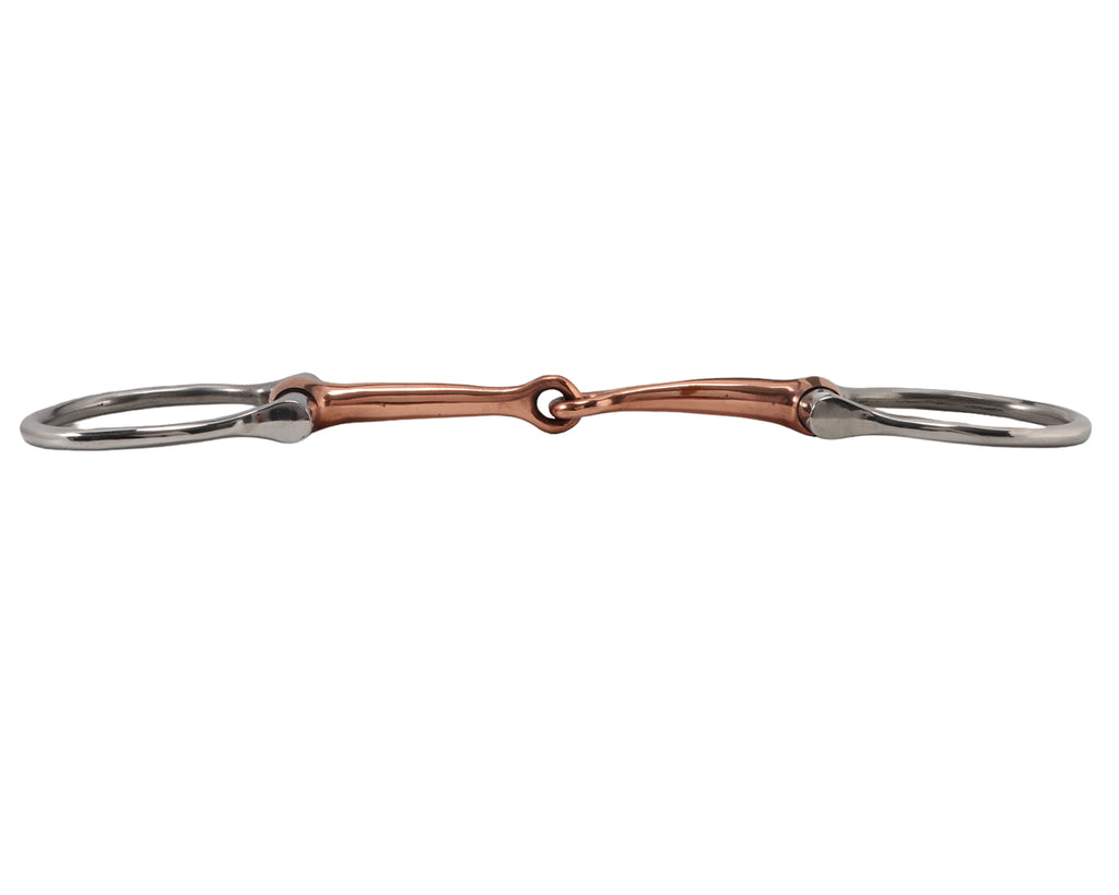 California Snaffle Bit w/Copper Mouth