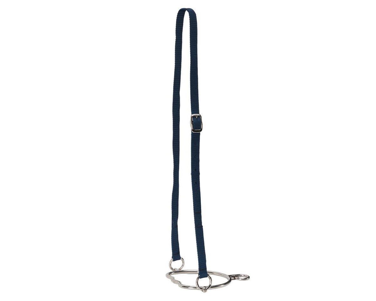 Anti-Rear Bit w/Nylon Straps Blue – Greg Grant Saddlery