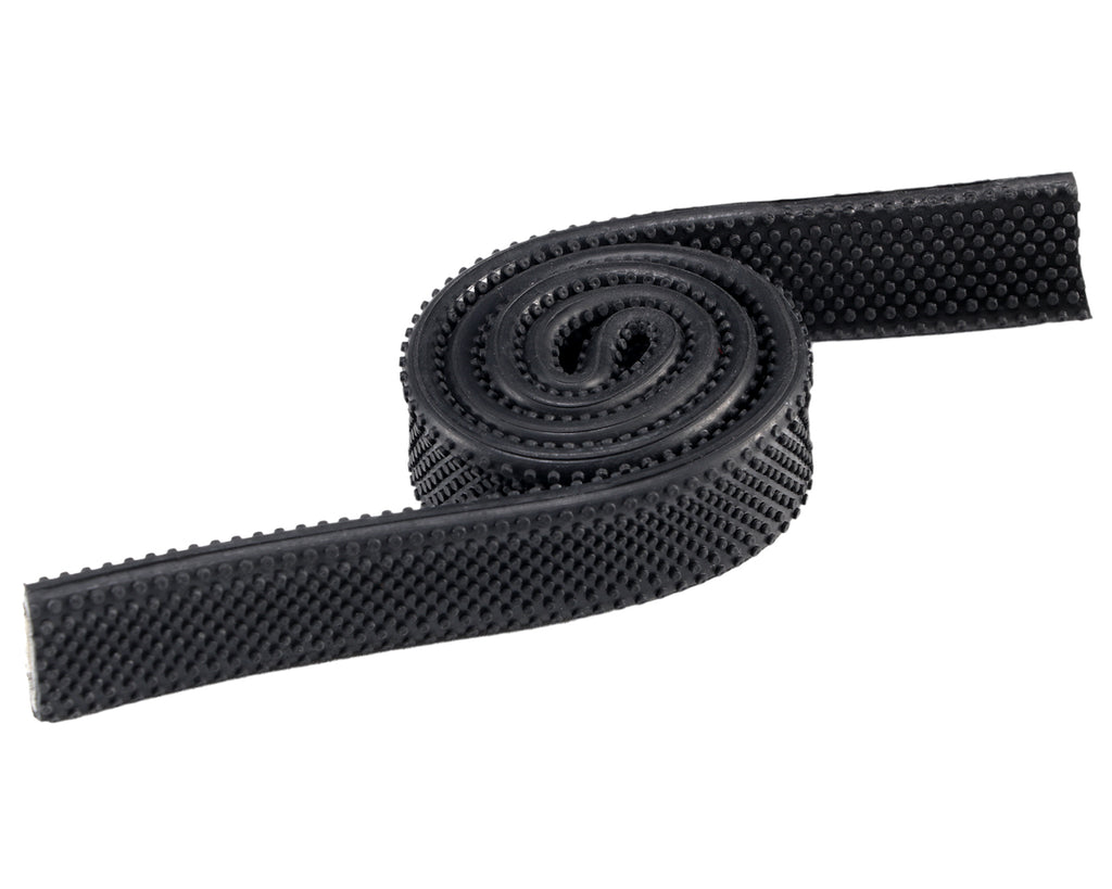 Rubber Rein Grips w/Small Pimple Grip - 5/8" in Black