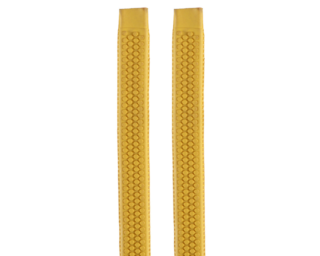 Horse Sense Rubber Rein Grips with Large Pimple Grip - 5/8" in Yellow