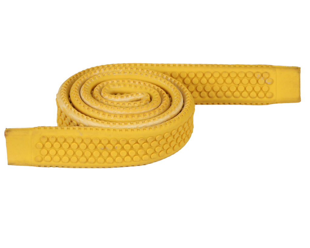 Horse Sense Rubber Rein Grips with Large Pimple Grip - 5/8" in Yellow