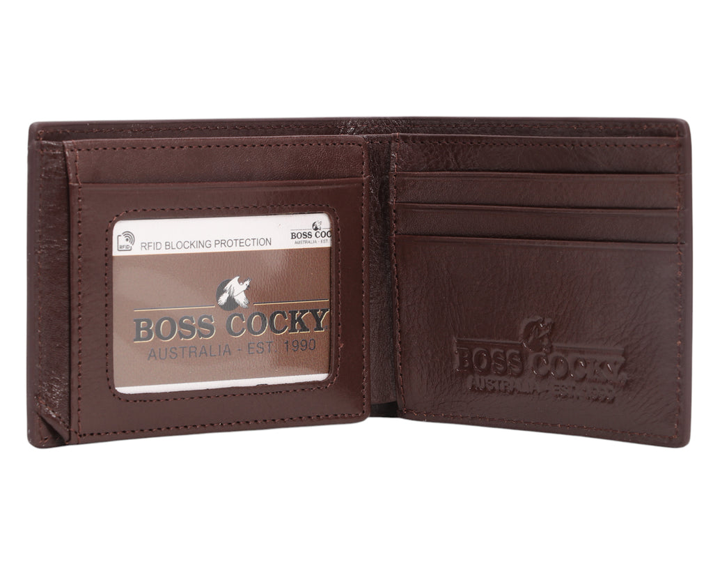 Boss Cocky Wallet Tanned Leather - Brown