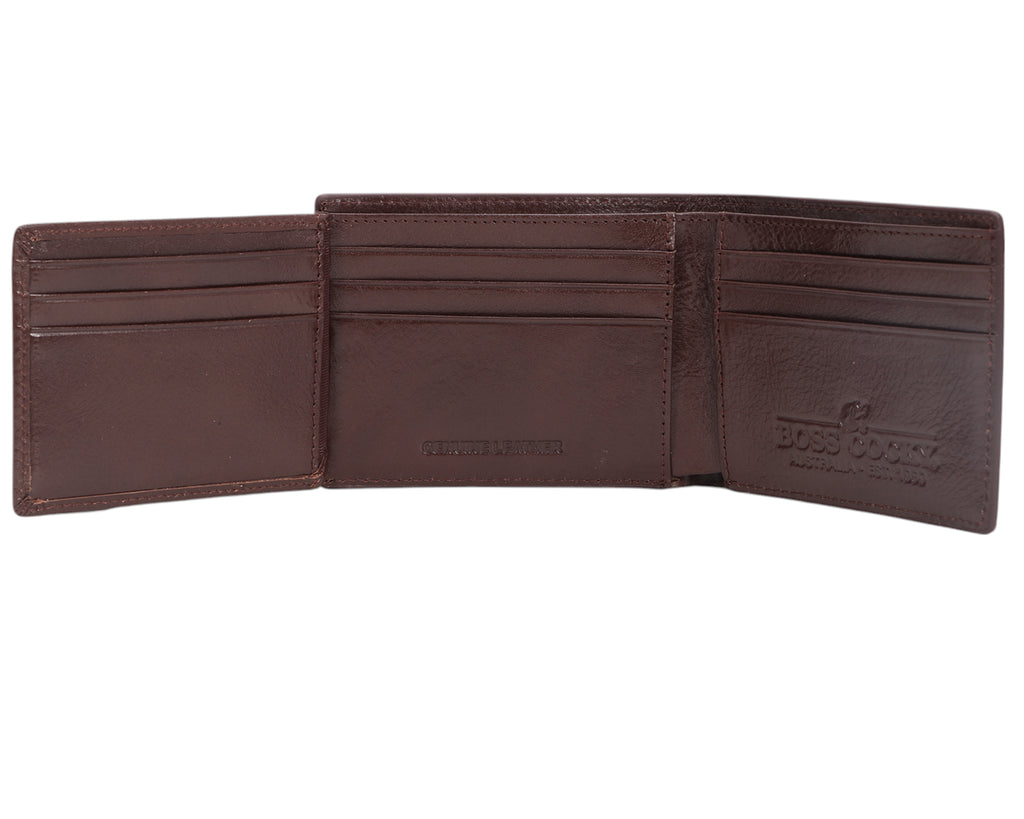 Boss Cocky Wallet Tanned Leather - Brown