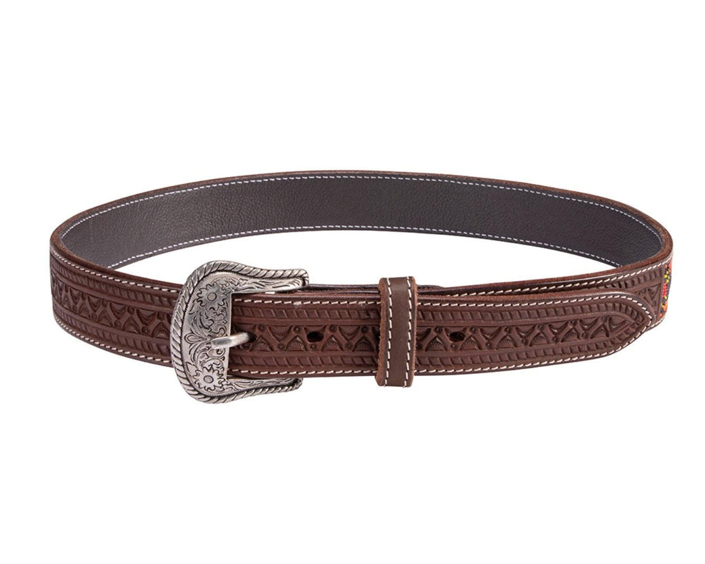 Fort Worth Beaded Belt: Vibrant and stylish accessory with intricate detailing. Strong yet supple with stainless steel hardware. Shop now at Greg Grant Saddlery