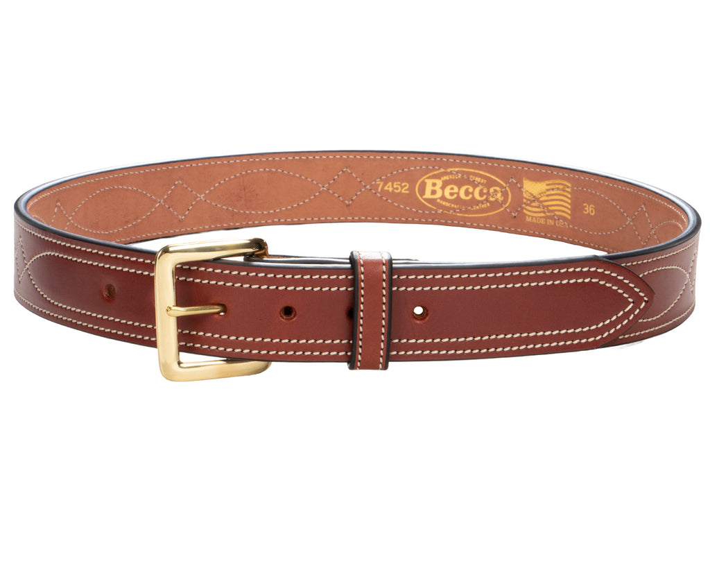 Becca Fancy Stitch Gun Belt 1 1/2 Inch