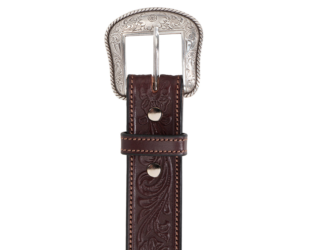 Becca 1 1/2 inch Western Floral Belt