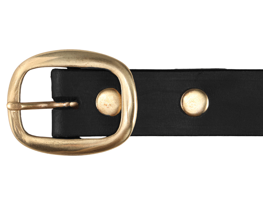 StockMaster Plain Leather Belt 1. 1/2" wide