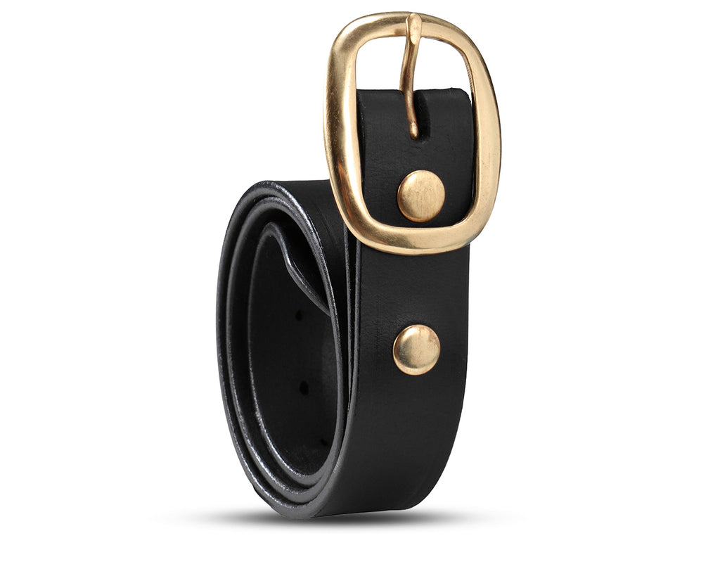 StockMaster Plain Leather Belt 1. 1/2" wide