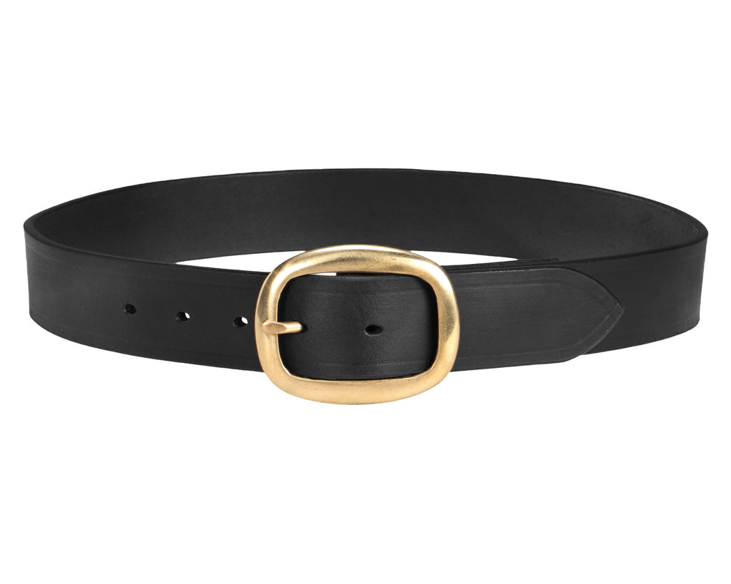 StockMaster Plain Leather Belt 1. 1/2" wide