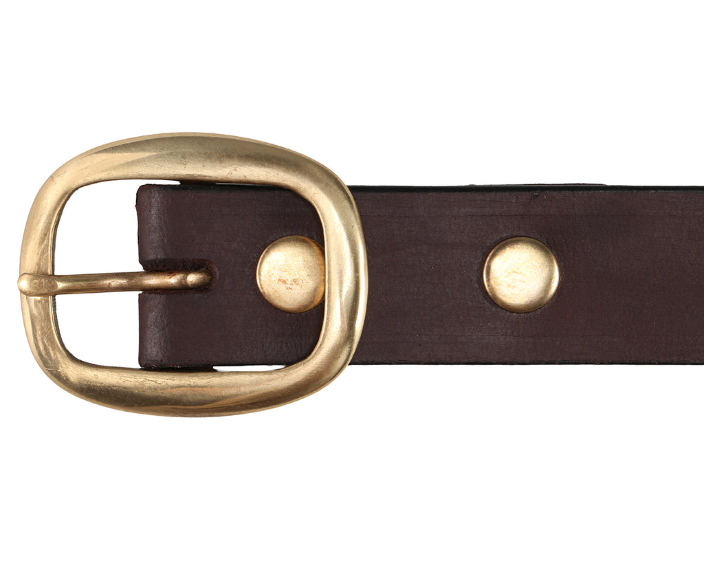 StockMaster Plain Leather Belt 1. 1/2" wide