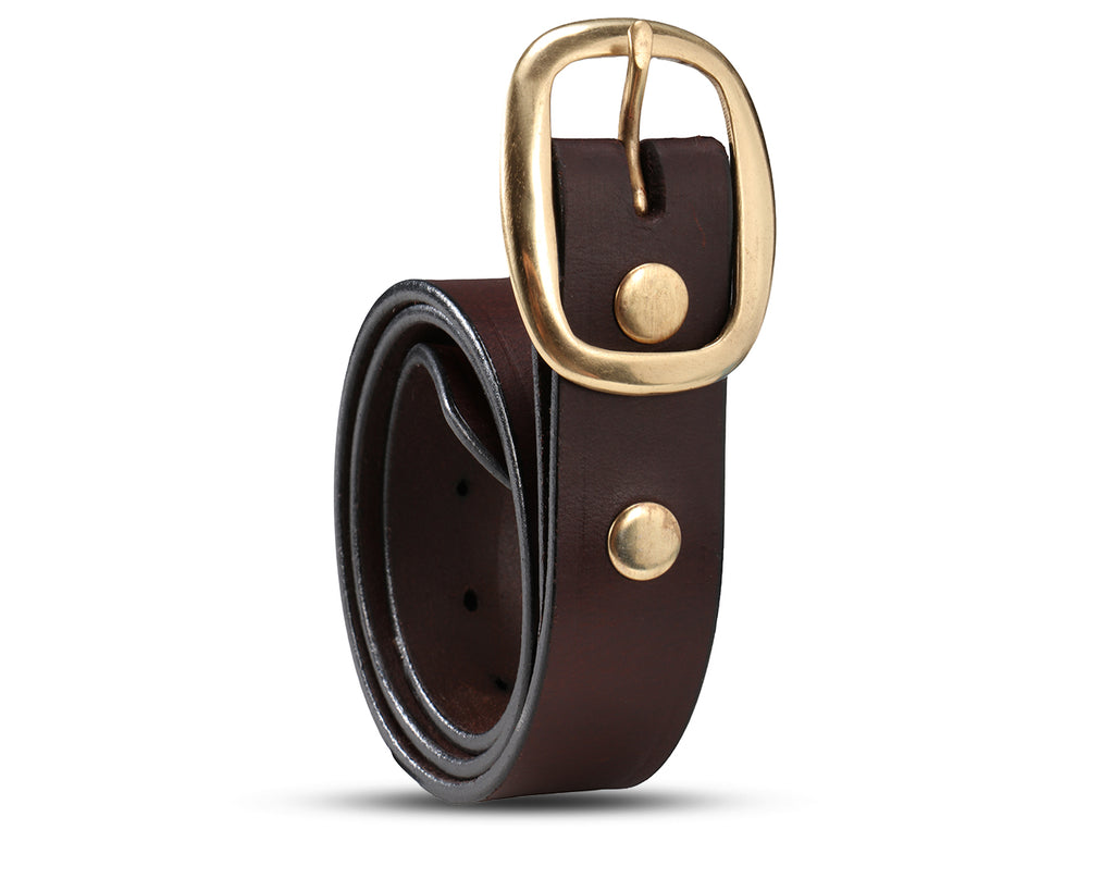 StockMaster Plain Leather Belt 1. 1/2" wide