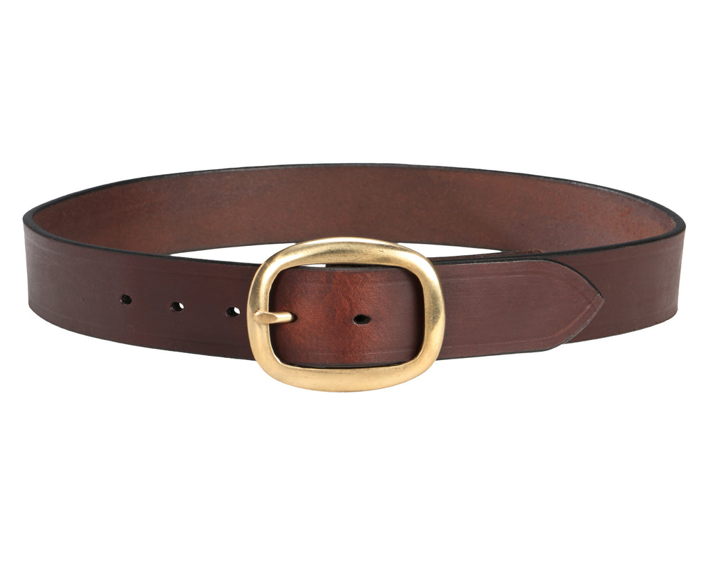 StockMaster Plain Leather Belt 1. 1/2" wide