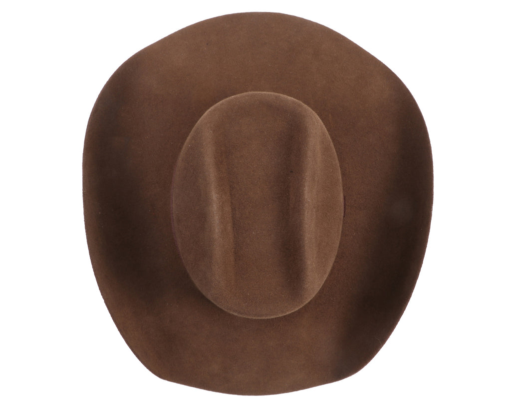 Gone Country Hats - Chute Cowboy Hat: Premium blend of cashmere and wool with Brick crown and traditional brim. Perfect for men and women.