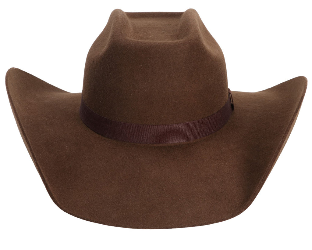 Gone Country Hats - Chute Cowboy Hat: Premium blend of cashmere and wool with Brick crown and traditional brim. Perfect for men and women.