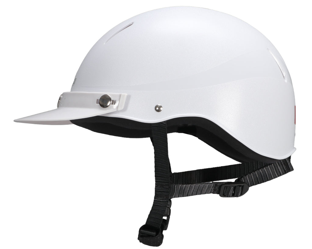 GG Rider Safety Helmet with a press studded peak and complete lining to ensure a comfortable fit perfect for any rider