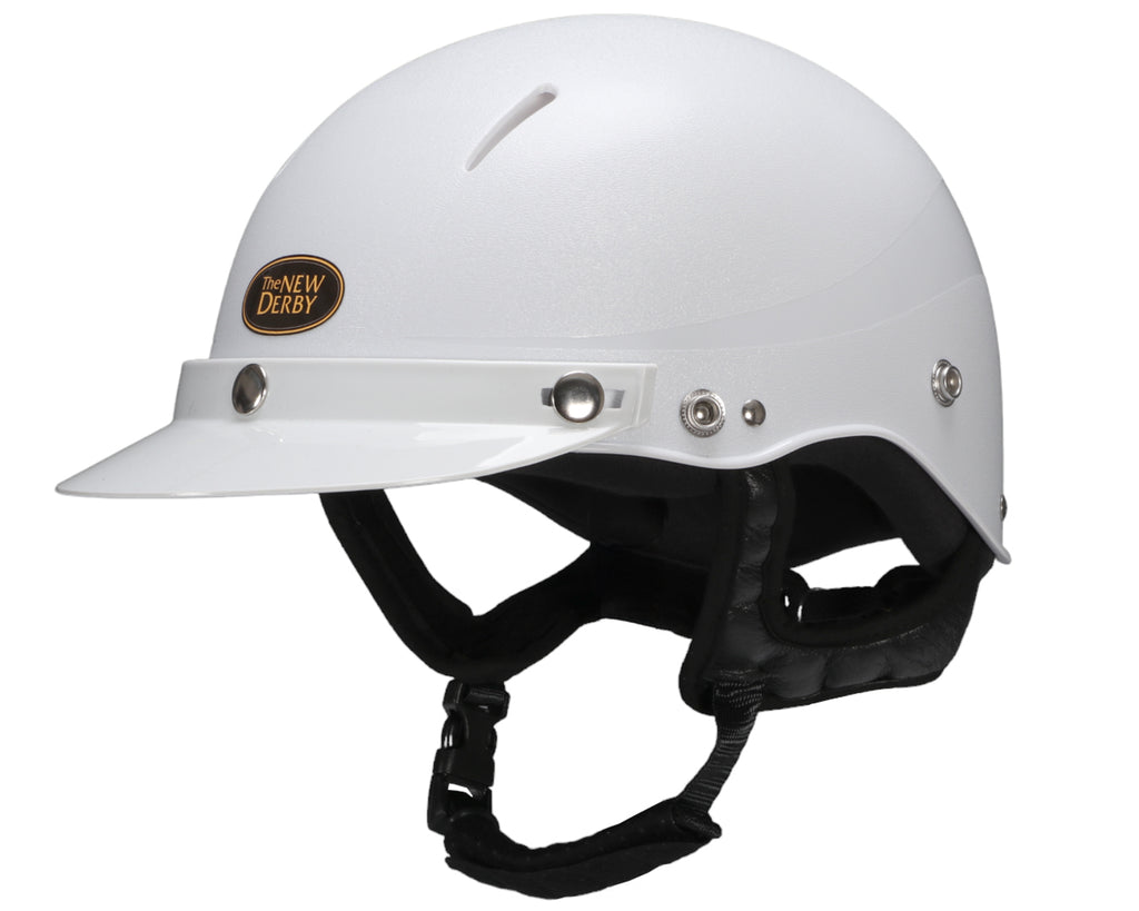 New Derby Polocrosse Helmet - with extra press studs for attachment of the Polocrosse Faceguard