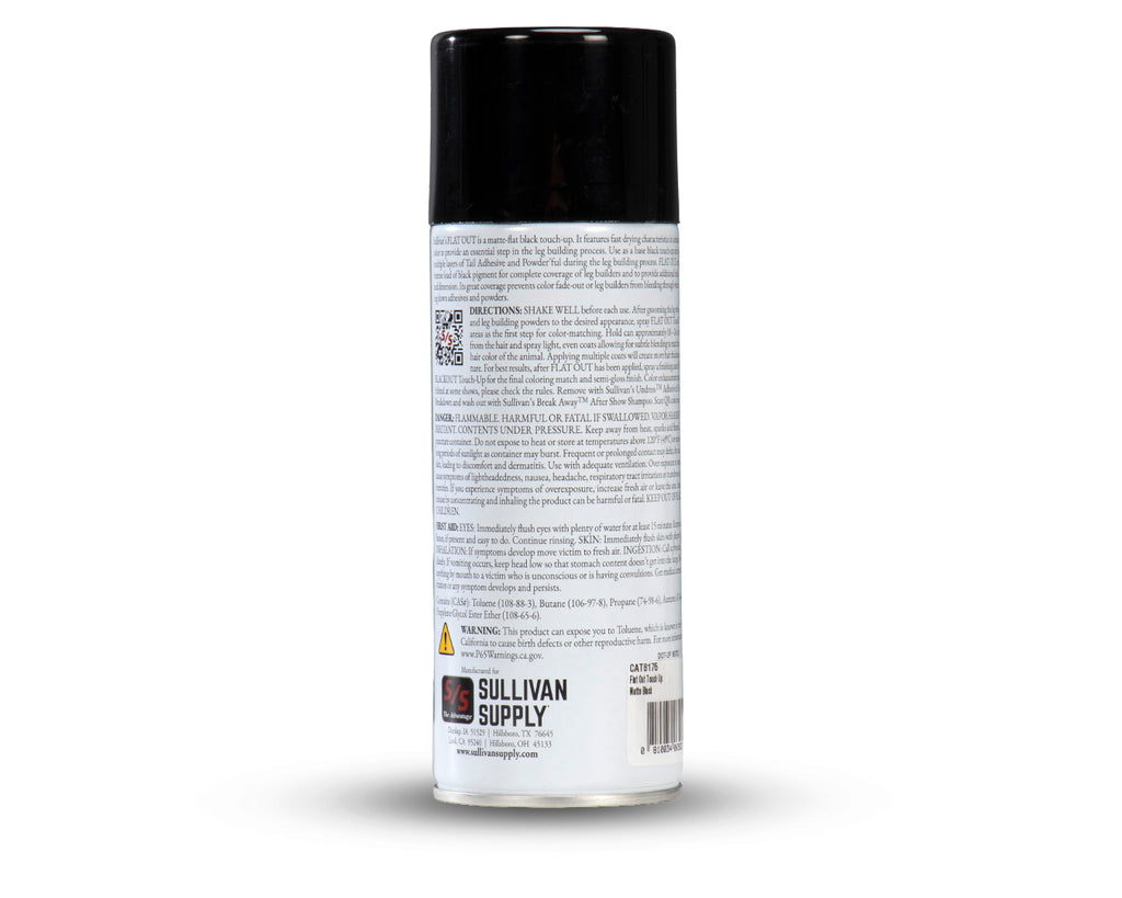 Sullivan's Flat Out Touch Up Paint - Matte Black