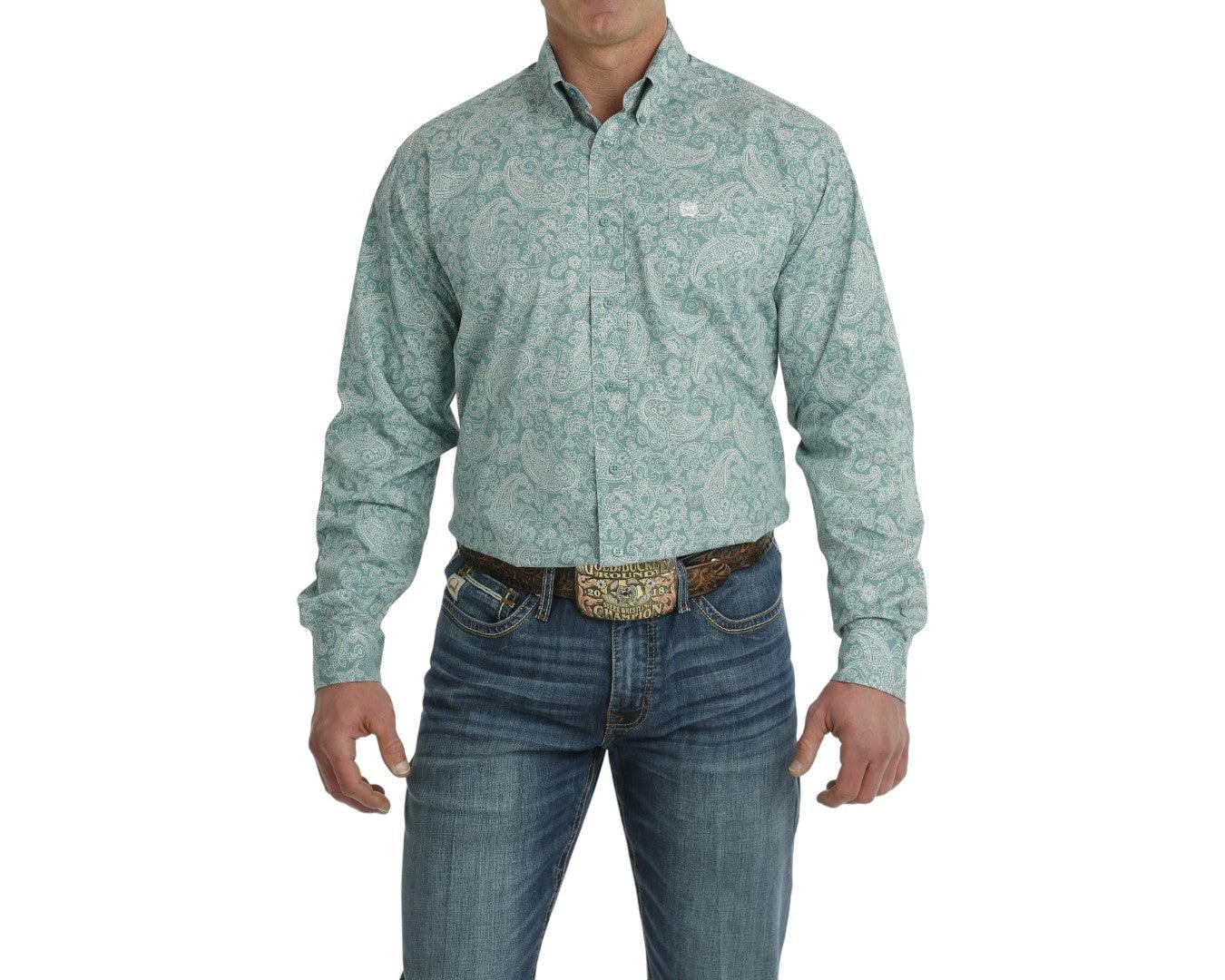 Cinch Men's Western Long Sleeve Button-Down Shirt – Greg Grant