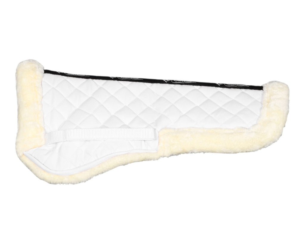 Conrad Half Pad With Fleece in White