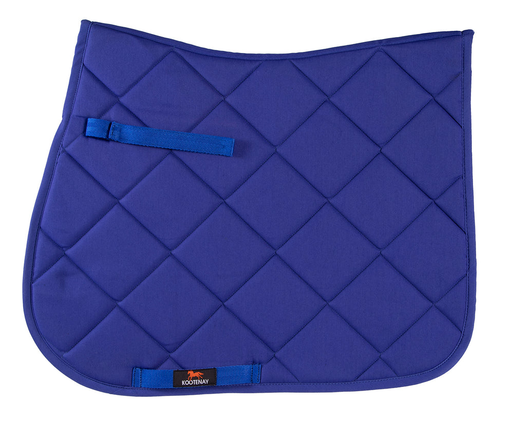 Kootenay Basic General Purpose Saddle Pad - Breathable and lightweight saddle pad for horse riding. Shop at Greg Grant Saddlery.