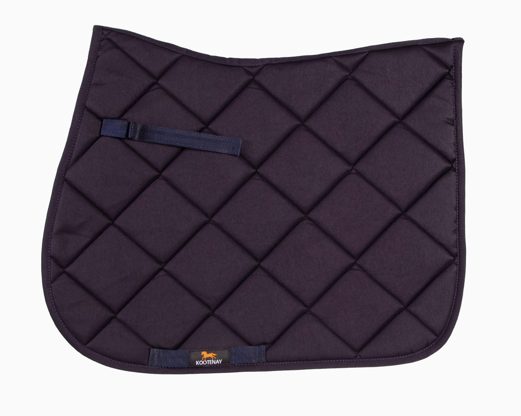 Kootenay Basic General Purpose Saddle Pad - Breathable and lightweight saddle pad for horse riding. Shop at Greg Grant Saddlery.