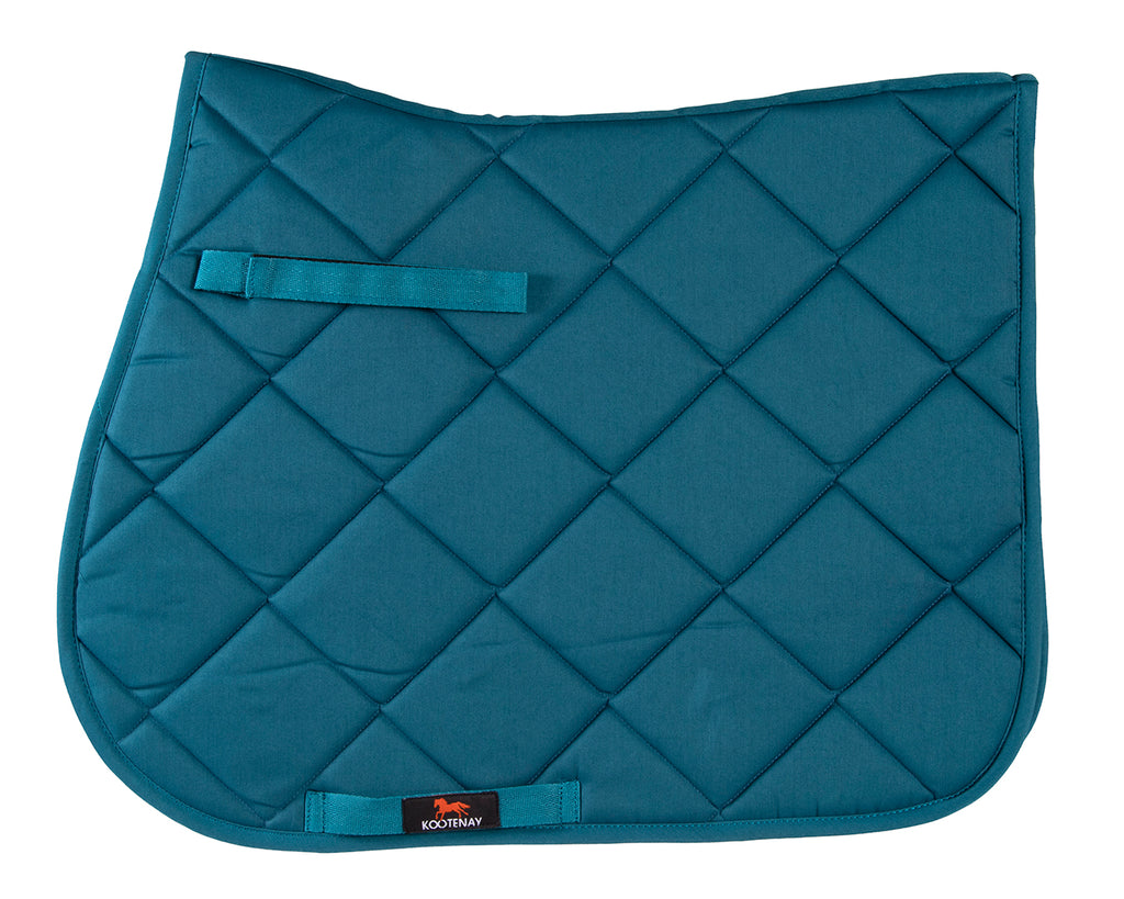 Kootenay Basic General Purpose Saddle Pad - Breathable and lightweight saddle pad for horse riding. Shop at Greg Grant Saddlery.