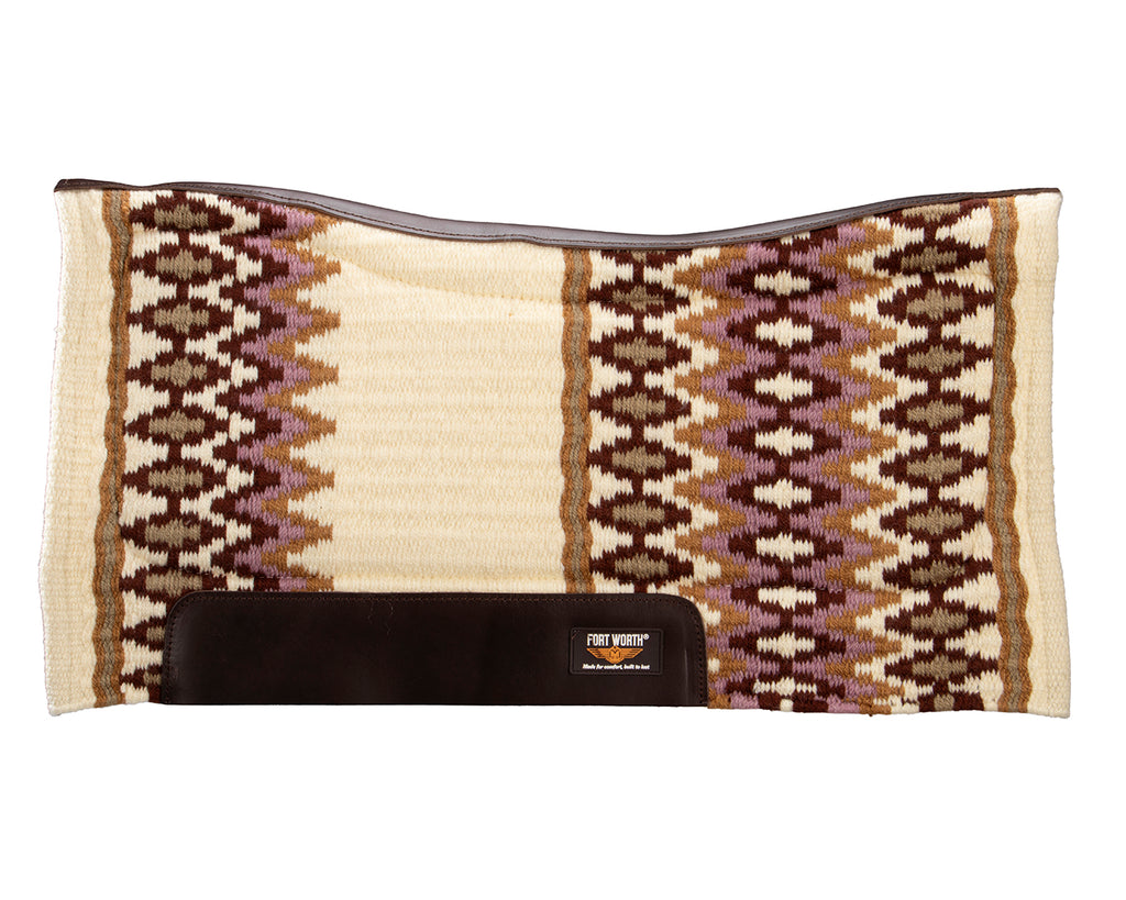 Fort Worth Saddle Pad Fleeced Lined - Lilac