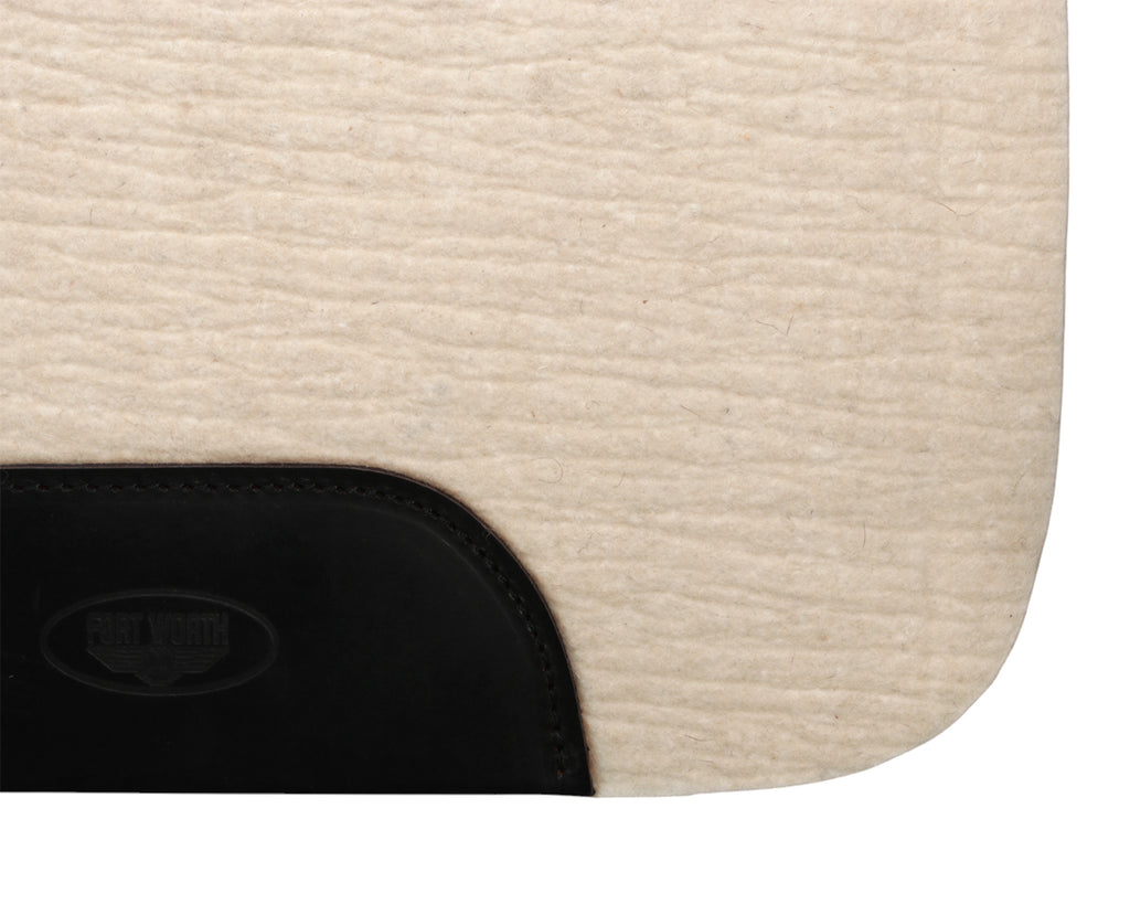 Fort Worth Guy McLean Contoured Steam Pressed Saddle Pad - 32" x 30"
