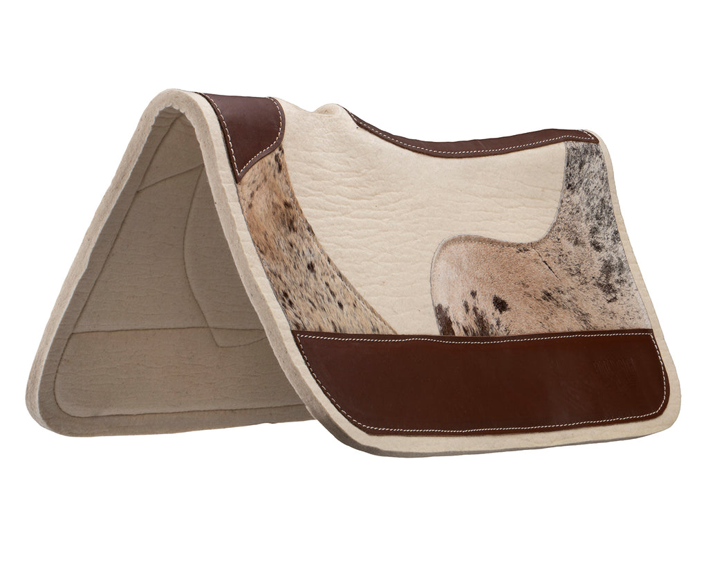 Fort Worth Steam Pressed Western Pad- Cowhide