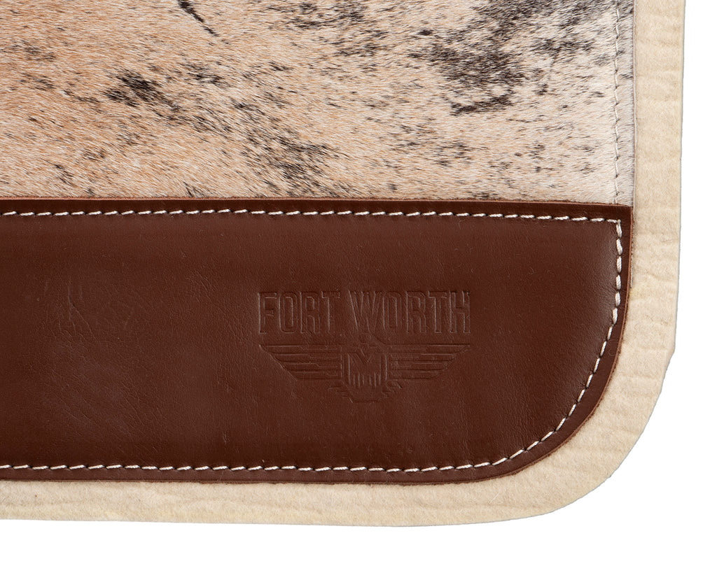 Fort Worth Steam Pressed Western Pad- Cowhide