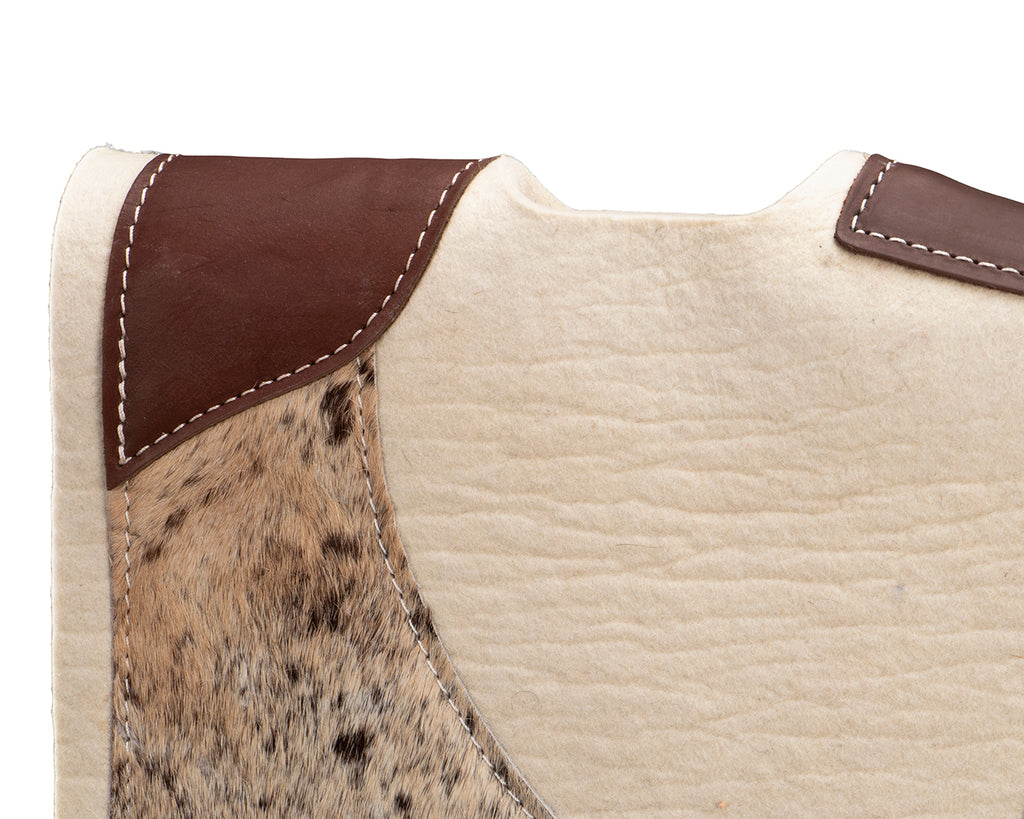 Fort Worth Steam Pressed Western Pad- Cowhide