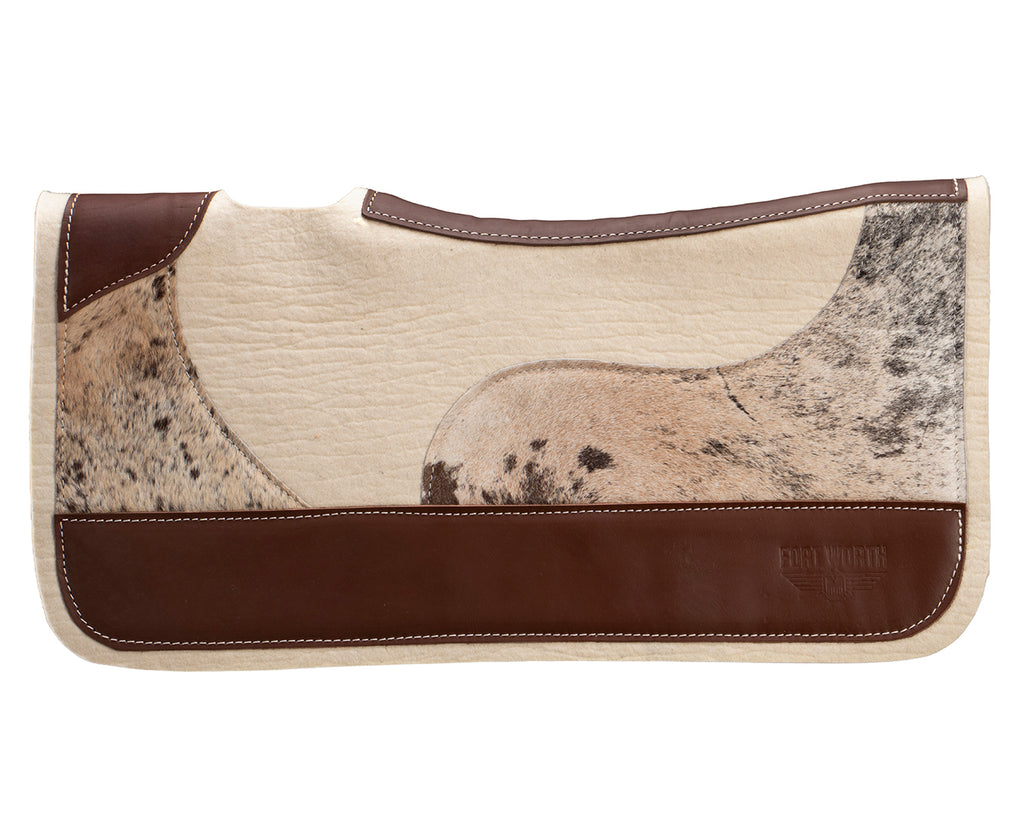 Fort Worth Steam Pressed Western Pad- Cowhide
