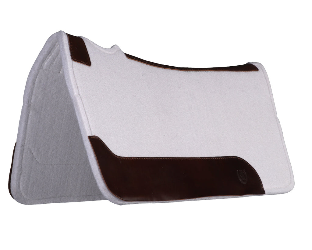 Koda Felt Wither Relief Saddle Pad - 30" x 30" in White