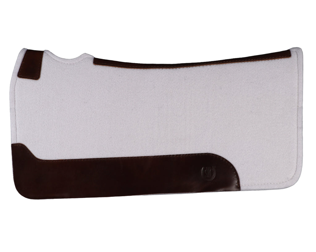 Koda Felt Wither Relief Saddle Pad - 30" x 30" in White