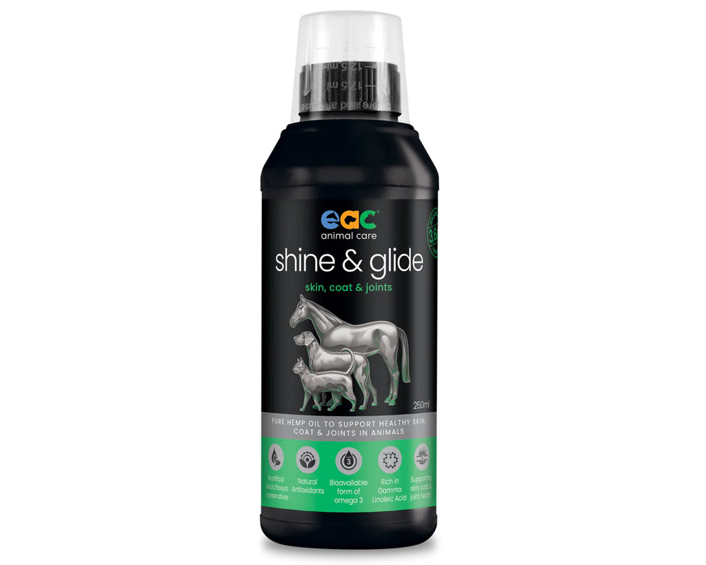 Shine & Glide Hemp Oil for Dogs, Cats & Horses