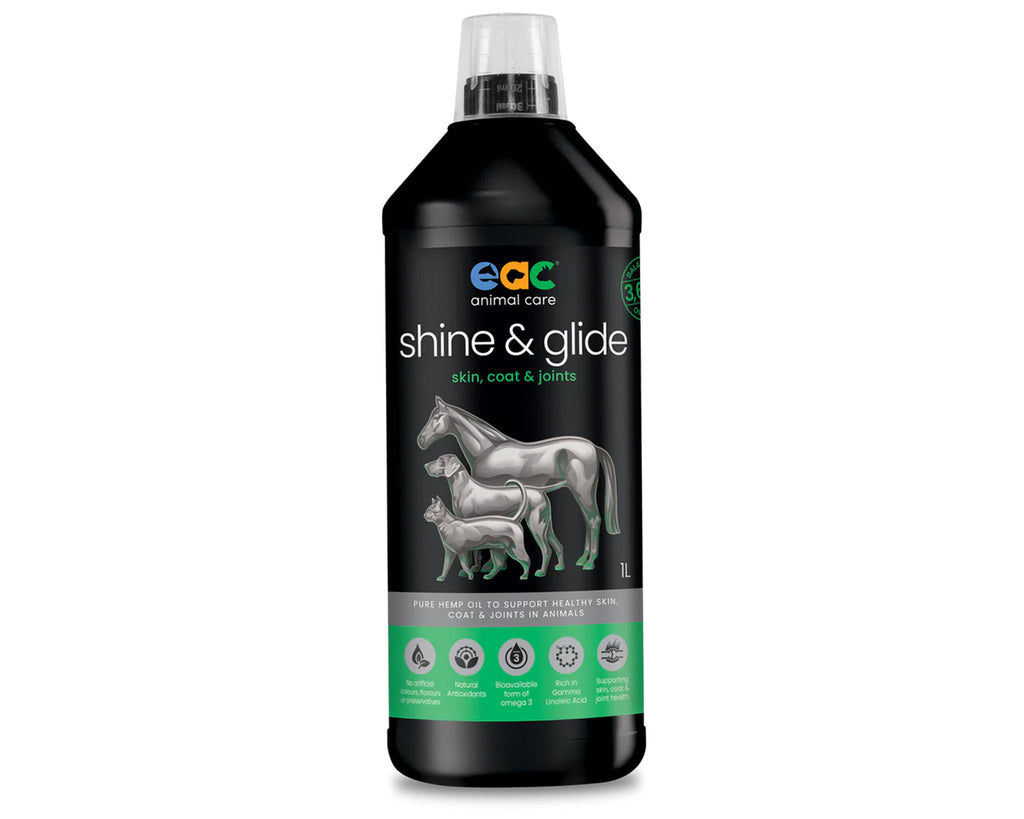 Shine & Glide Hemp Oil for Dogs, Cats & Horses