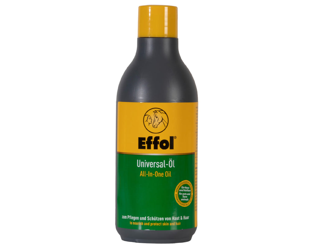 Effol All In One Oil is an all-in-one product that nourishes and protects horse's skin and hair