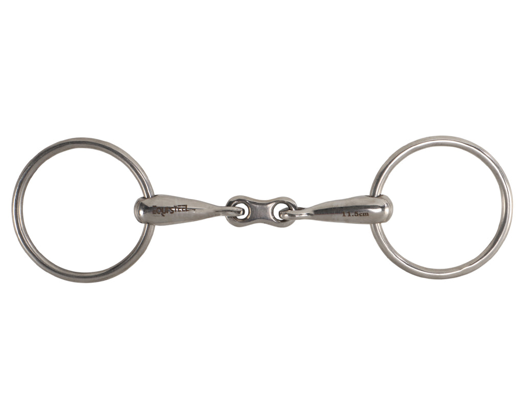Equisteel SS Loose Ring French Snaffle Bit